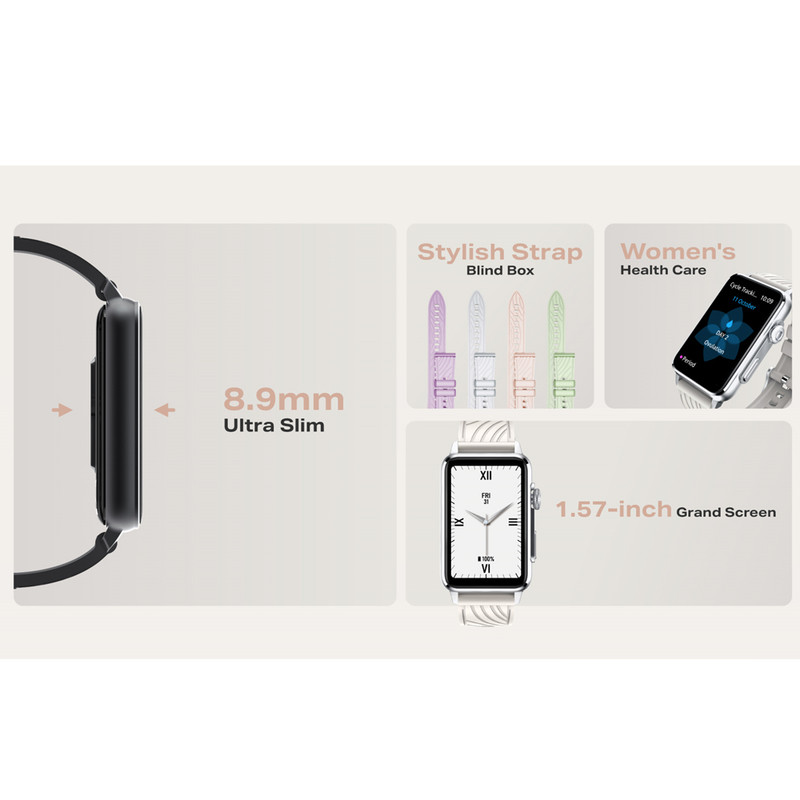 ساعت هوشمند 45 میلیمتری اینفینیکس مدل XWatch Xband با بند پلاستیکی