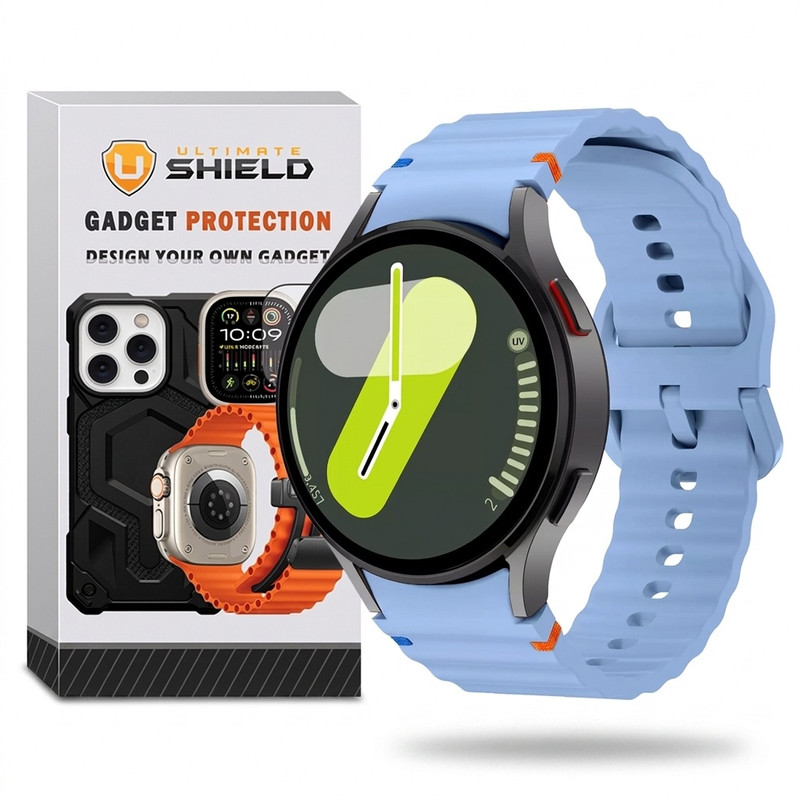 بند آلتیمیت شیلد مدل Silic ARC مناسب برای ساعت هوشمند سامسونگ Galaxy Watch 4/5/6/7/FE size 40/43/44/46/47mm