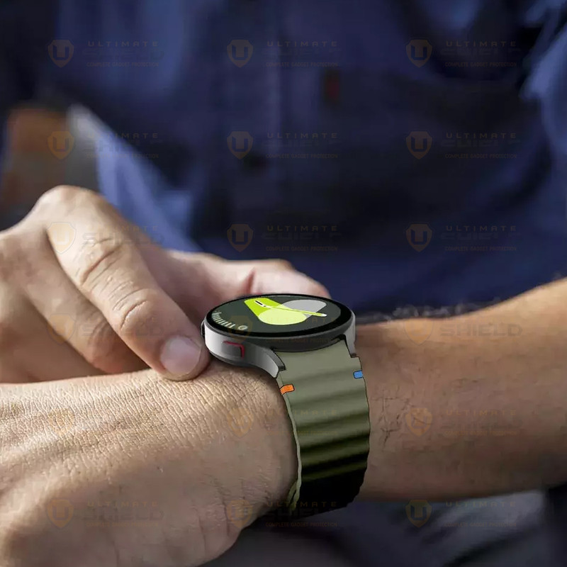 بند آلتیمیت شیلد مدل Silic ARC مناسب برای ساعت هوشمند سامسونگ Galaxy Watch 4/5/6/7/FE size 40/43/44/46/47mm