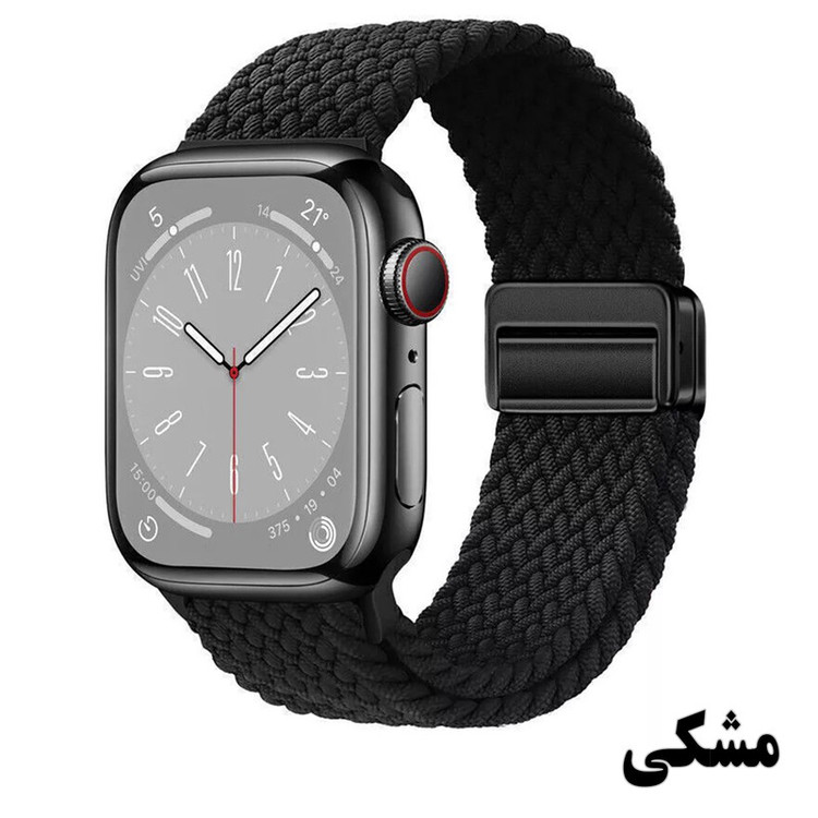 بند راینو مدل Braided Magnet مناسب برای اپل واچ سایز 44/45/46/49 میلی متری سری 1/2/3/4/5/6/7/8/9/10/SE/ULTRA