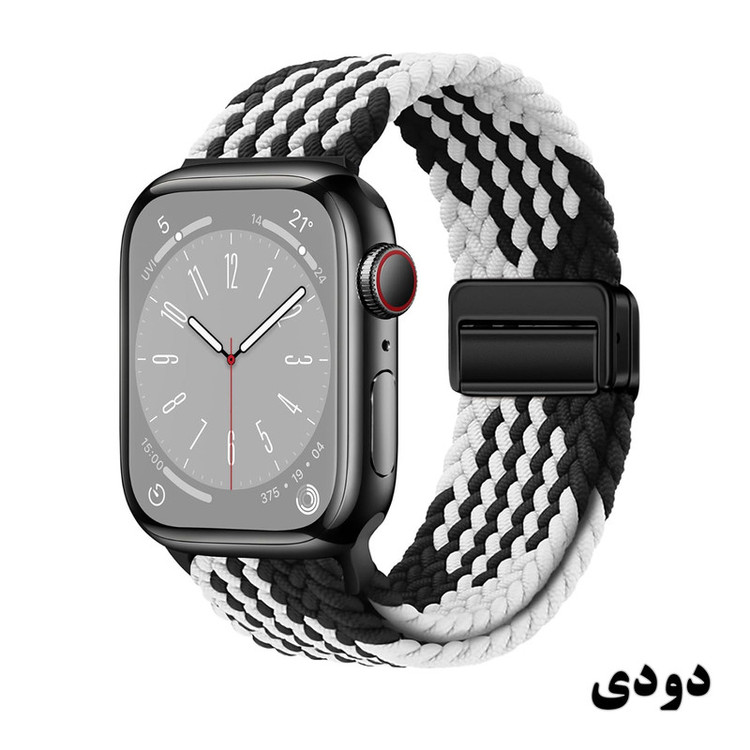 بند راینو مدل Braided Magnet مناسب برای اپل واچ سایز 44/45/46/49 میلی متری سری 1/2/3/4/5/6/7/8/9/10/SE/ULTRA
