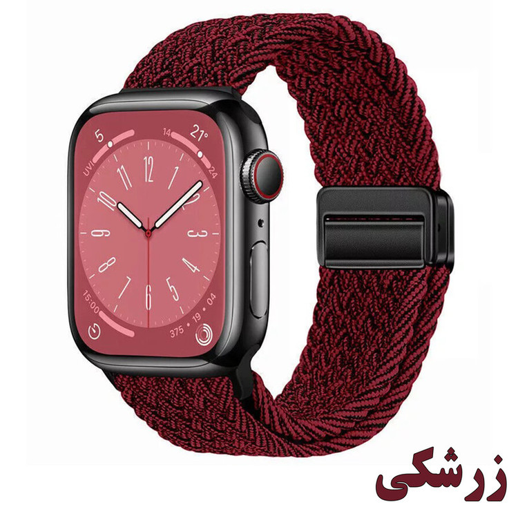 بند راینو مدل Braided Magnet مناسب برای اپل واچ سایز 44/45/46/49 میلی متری سری 1/2/3/4/5/6/7/8/9/10/SE/ULTRA