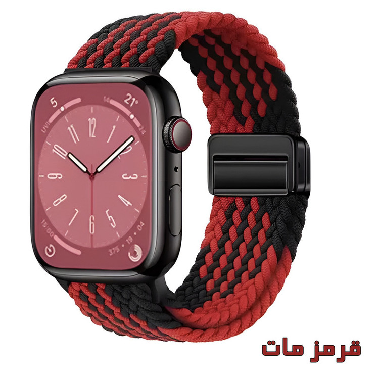 بند راینو مدل Braided Magnet مناسب برای اپل واچ سایز 44/45/46/49 میلی متری سری 1/2/3/4/5/6/7/8/9/10/SE/ULTRA