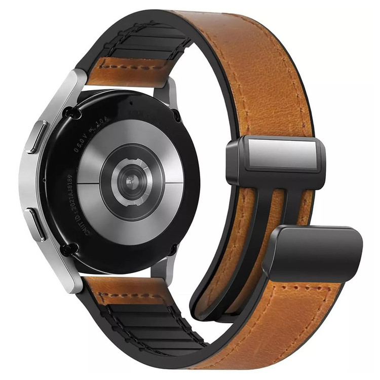 بند آلتیمیت شیلد مدل Sic Leather MG مناسب برای ساعت هوشمند سامسونگ Galaxy Watch 4/5/6/7/FE size 40/43/44/46/47mm