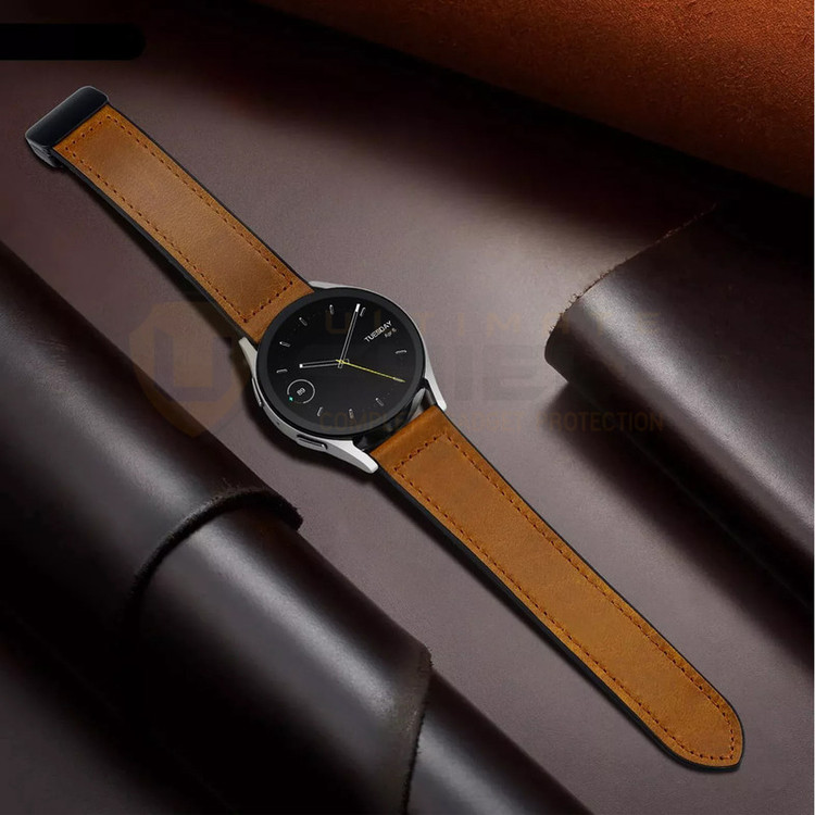 بند آلتیمیت شیلد مدل Sic Leather MG مناسب برای ساعت هوشمند سامسونگ Galaxy Watch 4/5/6/7/FE size 40/43/44/46/47mm