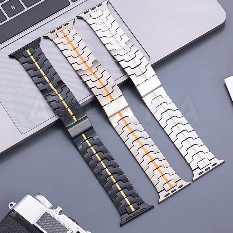 بند آکوآرا مدل Acero Magnet مناسب برای اپل واچ 42/44/45/49 میلیمتری سری Se/1/2/3/4/5/6/7/8/9/Ultra/Ultra2/Ultra3