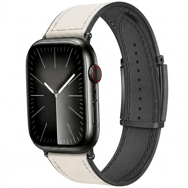 بند اسپریگ مدل Leather SGK مناسب برای اپل واچ 42/44/45/46/49mm سری SE1/SE2/SE3/4/5/6/7/8/9/10/11/Ultra/Ultra2/Ultra3