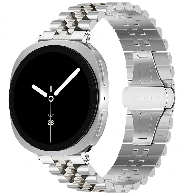 بند فلزی اسپریگ مدل 5Bead SL-DualC W9 مناسب برای ساعت هوشمند سامسونگ Galaxy Watch 9 40mm / 9 44mm