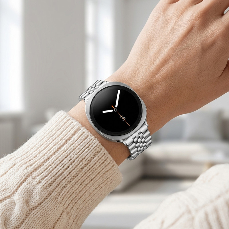 بند فلزی اسپریگ مدل 5Bead SL-DualC W9 مناسب برای ساعت هوشمند سامسونگ Galaxy Watch 9 40mm / 9 44mm