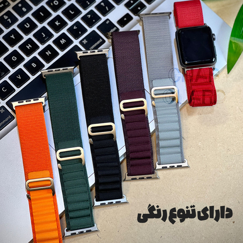 بند قاب گارد مدل APLINEGمناسب برای اپل واچ 42/44/45/49 میلی متر