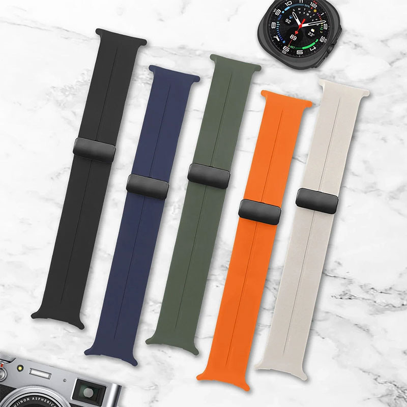 بند مسیر مدل Silic2 Magnetic مناسب برای ساعت هوشمند سامسونگ Galaxy Watch Ultra 47mm