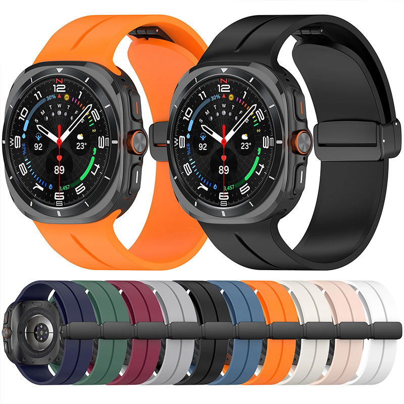 بند مسیر مدل Silic2 Magnetic مناسب برای ساعت هوشمند سامسونگ Galaxy Watch Ultra 47mm