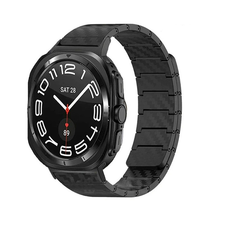 بند مدل LuxCarbonMagnetic مناسب برای ساعت هوشمند سامسونگ Galaxy Watch Ultra 2/1 47 mm