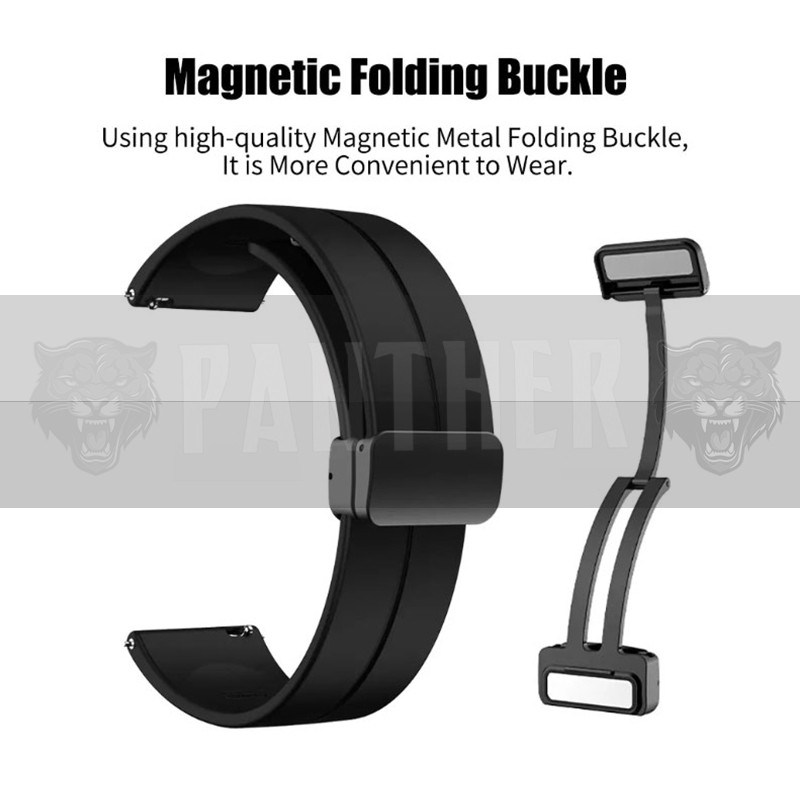 بند پنتر مدل Silicon Magnetic مناسب برای ساعت هوشمند آمازیفت Pace