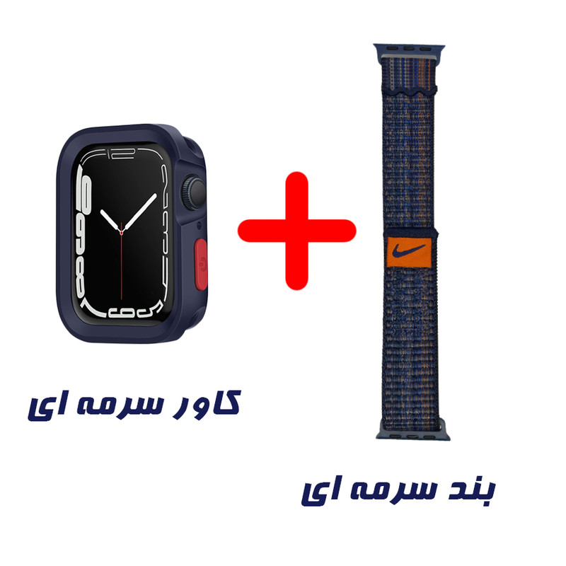 بند گوف مدل Sport AmizeeB مناسب برای اپل واچ سایز 42 میلی متری به همراه کاور