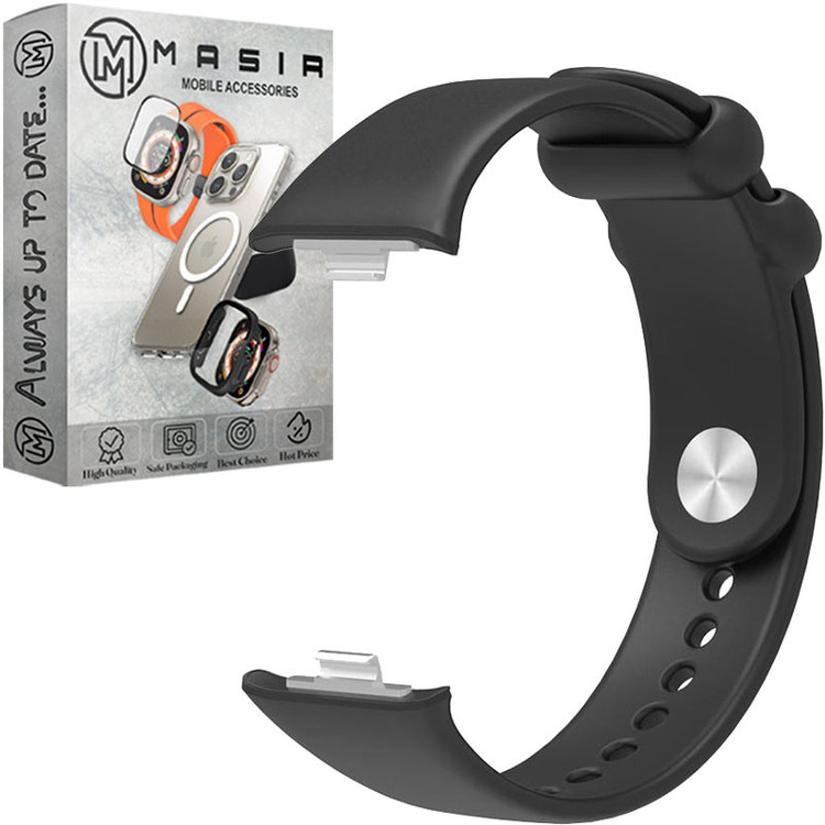 بند مسیر مدل SiliconQ مناسب برای ساعت هوشمند شیائومی Mi Band 9 Pro 44mm