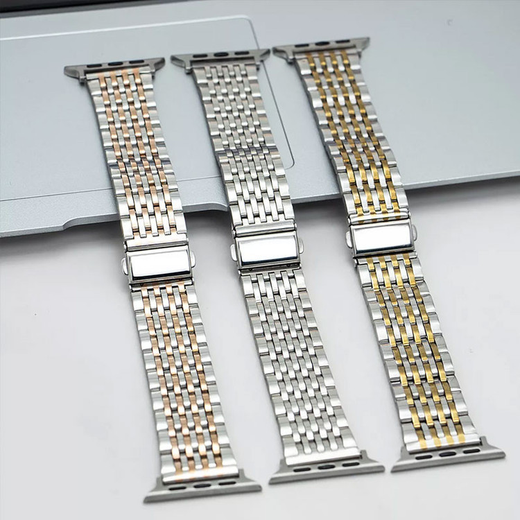 بند مسیر مدل Luxury Stanless_22 مناسب برای ساعت هوشمند ال جی (46mm) G Watch