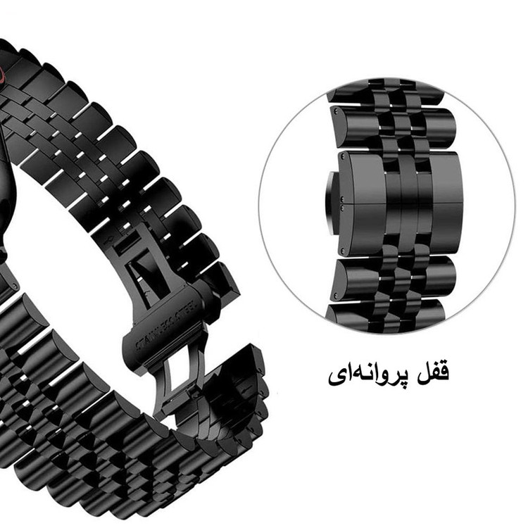 بند برنارد مدل 5Bead BR مناسب برای اپل واچ 42/44/45/49 میلی متری