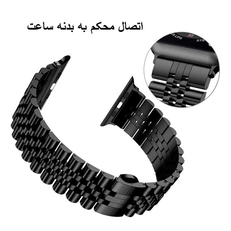 بند برنارد مدل 5Bead BR مناسب برای اپل واچ 42/44/45/49 میلی متری