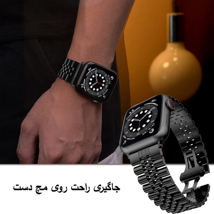 بند برنارد مدل 5Bead BR مناسب برای اپل واچ 42/44/45/49 میلی متری