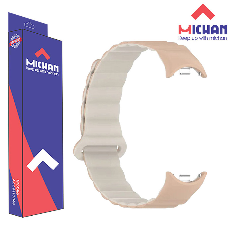 بند ساعت میچان مدل مگنتی مناسب برای ساعت هوشمند شیائومی MI BAND 10 15mm