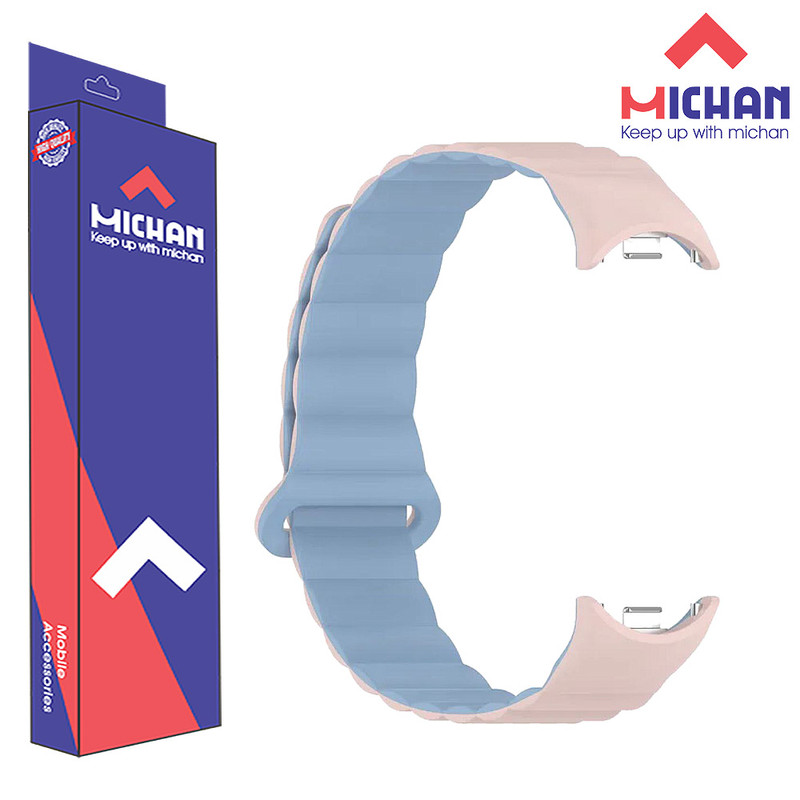 بند ساعت میچان مدل مگنتی مناسب برای ساعت هوشمند شیائومی MI BAND 10 15mm