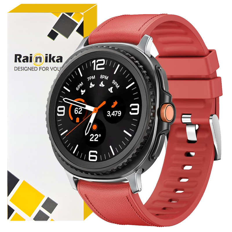 بند رینیکا مدل Leather Watch8 مناسب برای ساعت هوشمند سامسونگ Galaxy Watch 8 40mm / 44mm / 46mm Classic