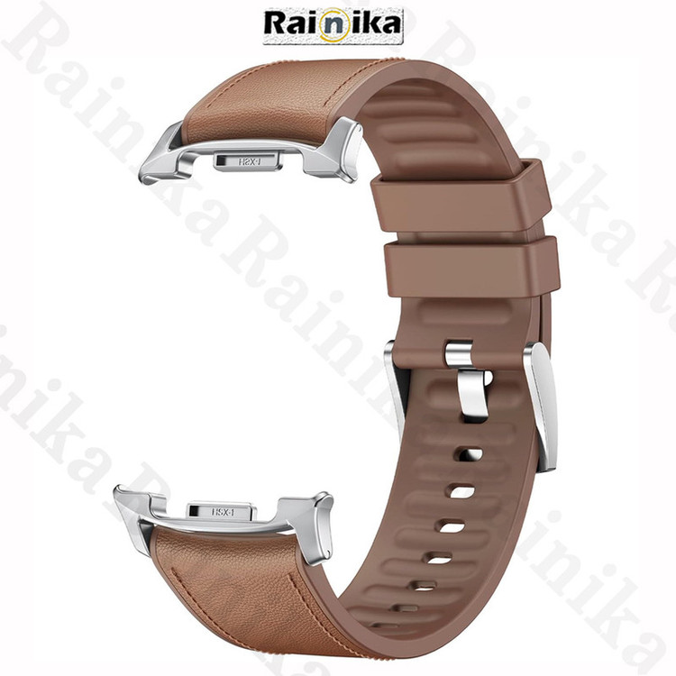 بند رینیکا مدل Leather Watch8 مناسب برای ساعت هوشمند سامسونگ Galaxy Watch 8 40mm / 44mm / 46mm Classic