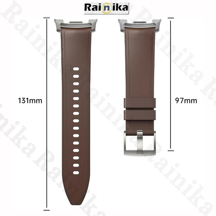 بند رینیکا مدل Leather Watch8 مناسب برای ساعت هوشمند سامسونگ Galaxy Watch 8 40mm / 44mm / 46mm Classic