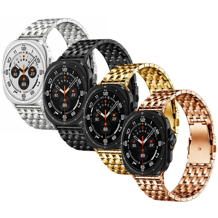 بند فلزی اسپریگ مدل 7BIX SK W8 مناسب برای ساعت هوشمند سامسونگ Galaxy Watch 8 40mm / 8 44mm / 8 Classic 46mm