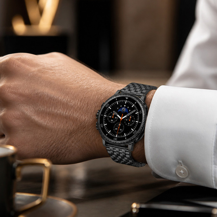 بند فلزی اسپریگ مدل 7BIX SK W8 مناسب برای ساعت هوشمند سامسونگ Galaxy Watch 8 40mm / 8 44mm / 8 Classic 46mm
