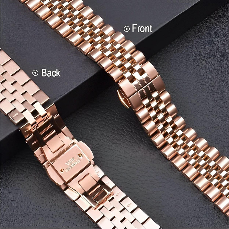 بند گوف مدل 5Bead Rolex مناسب برای اپل واچ سری 10 سایز 46 میلی متری