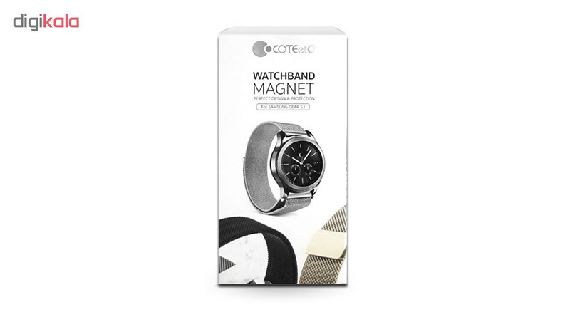 بند ساعت کوتتسی مدل W20 مناسب برای ساعت هوشمند سامسونگ Gear S3 22mm
