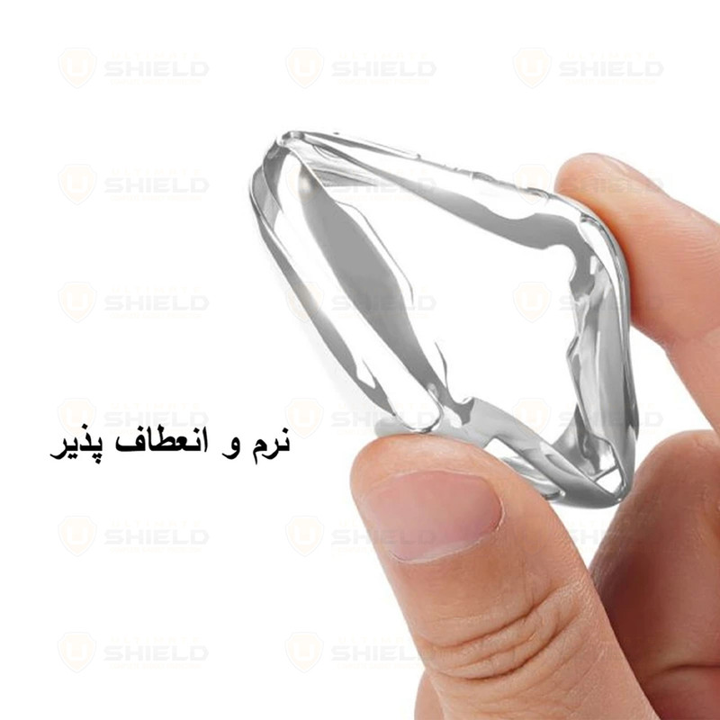 بند آلتیمیت شیلد مدل Santos Lux مناسب برای اپل واچ 42/44/45 میلی متری سری SE/1/2/3/4/5/6/7/8/9 به همراه کاور
