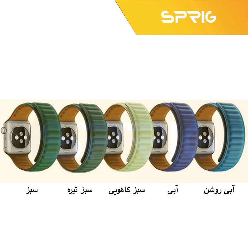 بند اسپریگ مدل Magnetic Loop مناسب برای اپل واچ 42 / 44 / 45 / 49 میلی متر