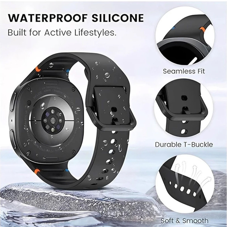 بند پنتر مدل Silicone Org9 مناسب برای ساعت هوشمند سامسونگ Galaxy Watch 9 40mm / 9 44mm