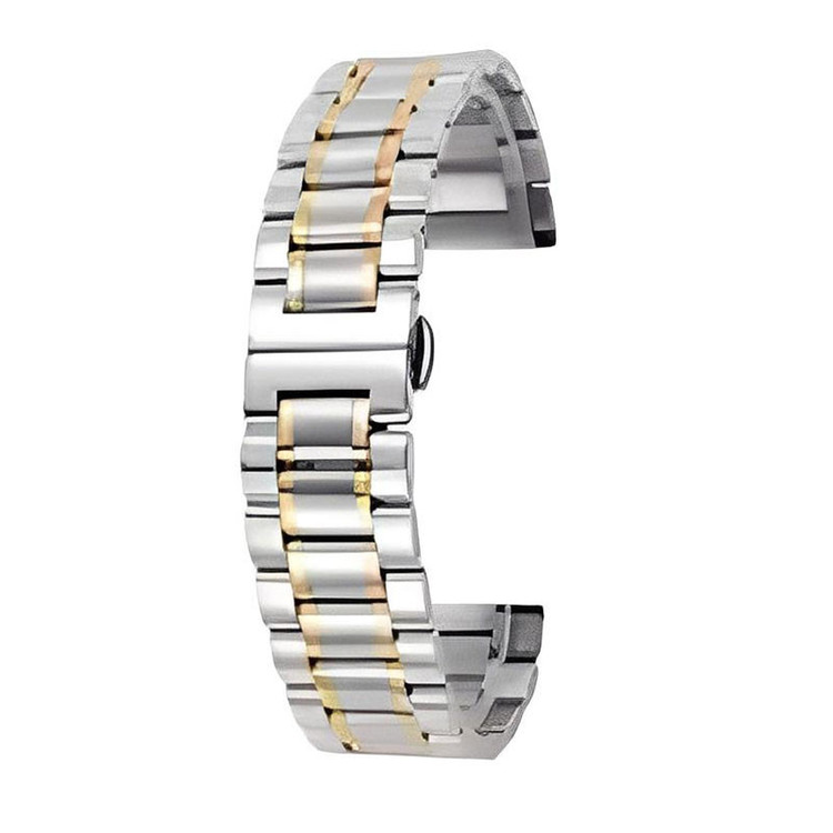 بند مسیر مدل Ceramic Steel_22 مناسب برای ساعت هوشمند ال جی (22mm) G Watch