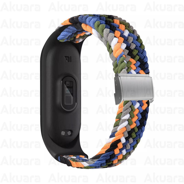 بند ساعت آکوآرا مدل Woven GK مناسب برای ساعت هوشمند شیائومی Mi Band 4/5/6 41mm