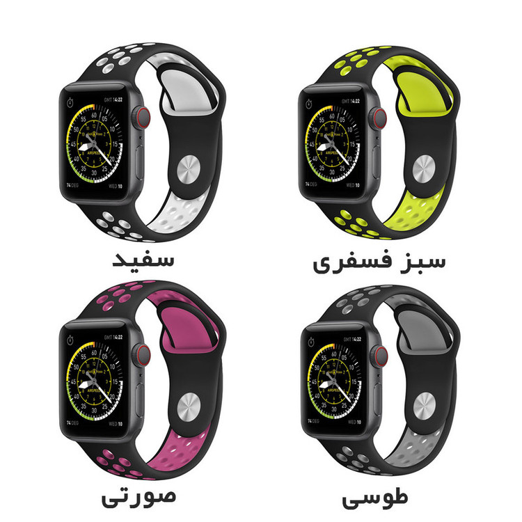 بند کوتتسی مدل WH5217-BK W12 مناسب برای اپل واچ 44/45/46/49 mm سری 4/5/6/7/8/9/10/11/se/ultra 1/ultra 2/ultra 3