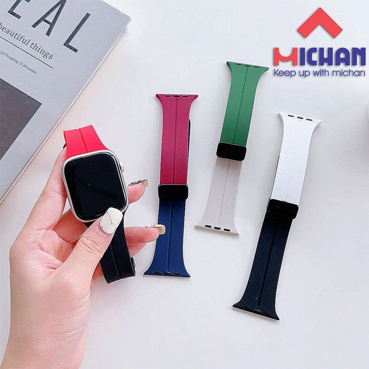 بند میچان مدل Magnetic 2c مناسب برای اپل واچ سری 1/2/3/4/5/6/7/8/9/10/SE/ULTRA سایز 44/45/46/49 میلی متری