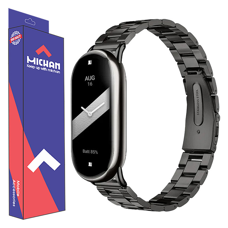 بند میچان مدل Rolexi مناسب برای مچ بند هوشمند شیائومی Mi Band 9