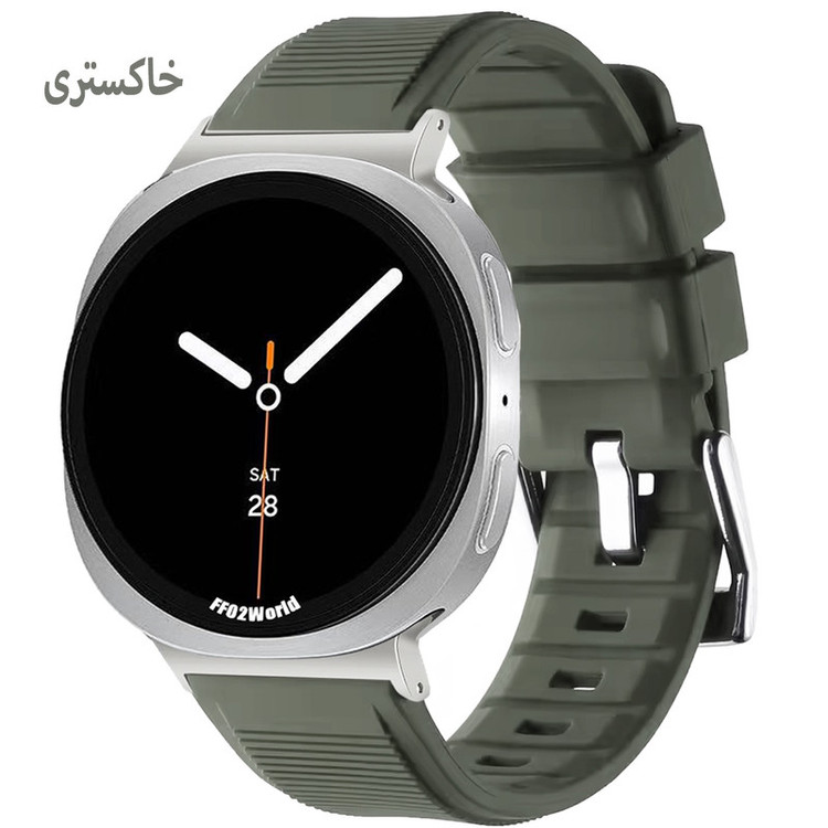 بند اسپریگ مدل Silic RLX W9 مناسب برای ساعت هوشمند سامسونگ Galaxy Watch 9 40mm / 9 44mm