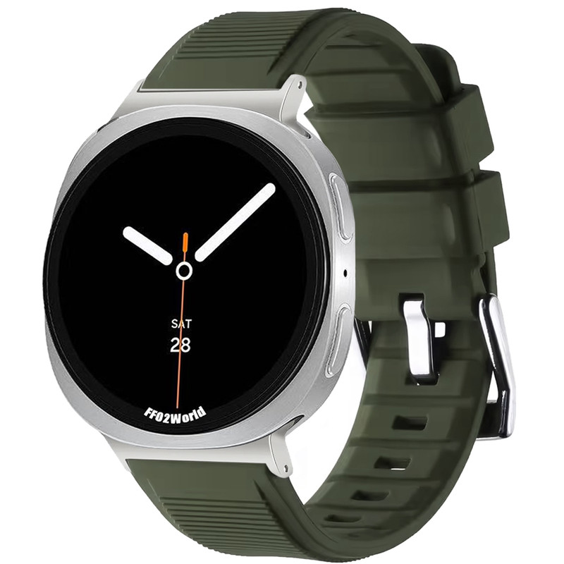 بند اسپریگ مدل Silic RLX W9 مناسب برای ساعت هوشمند سامسونگ Galaxy Watch 9 40mm / 9 44mm