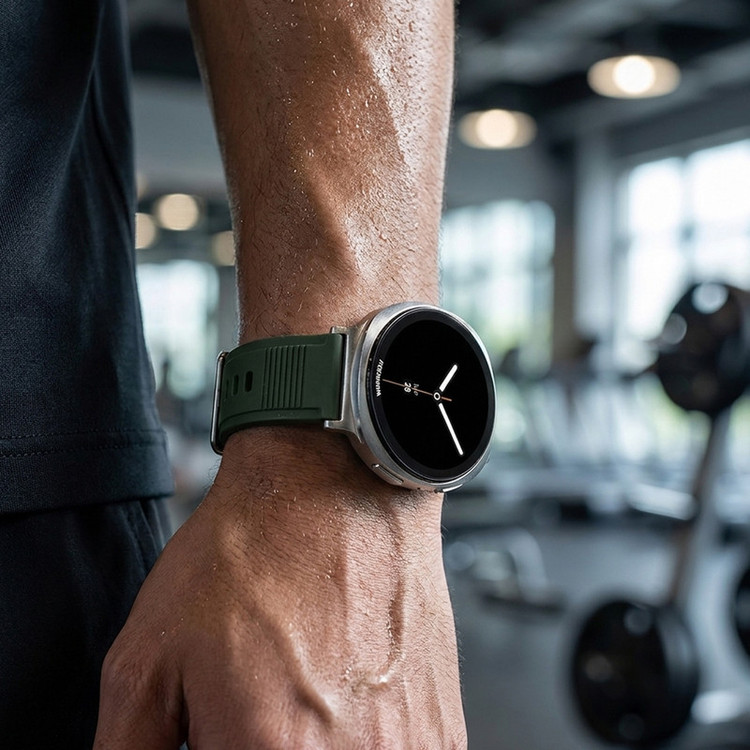 بند اسپریگ مدل Silic RLX W9 مناسب برای ساعت هوشمند سامسونگ Galaxy Watch 9 40mm / 9 44mm