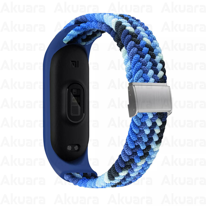 بند ساعت آکوآرا مدل Woven GK مناسب برای ساعت هوشمند شیائومی Mi Band 5/6/7 41mm