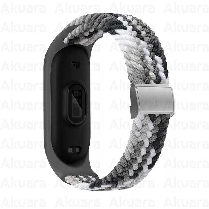 بند ساعت آکوآرا مدل Woven GK مناسب برای ساعت هوشمند شیائومی Mi Band 5/6/7 41mm
