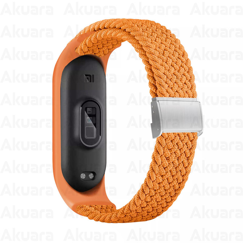 بند ساعت آکوآرا مدل Woven GK مناسب برای ساعت هوشمند شیائومی Mi Band 5/6/7 41mm