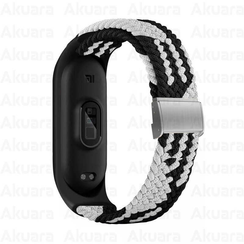 بند ساعت آکوآرا مدل Woven GK مناسب برای ساعت هوشمند شیائومی Mi Band 5/6/7 41mm