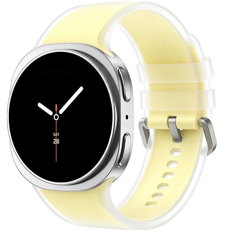 بند گوف مدل Frosted Haze Silicone مناسب برای ساعت هوشمند سامسونگ Galaxy Watch 9 40mm / 9 44mm