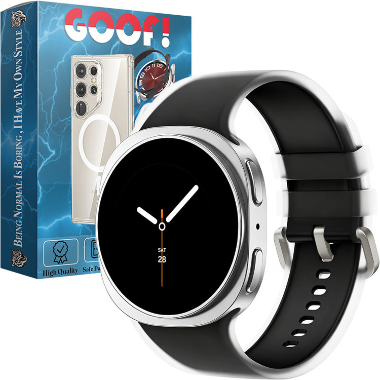 بند گوف مدل Frosted Haze Silicone مناسب برای ساعت هوشمند سامسونگ Galaxy Watch 9 40mm / 9 44mm